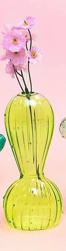 Cactus vase Apple green