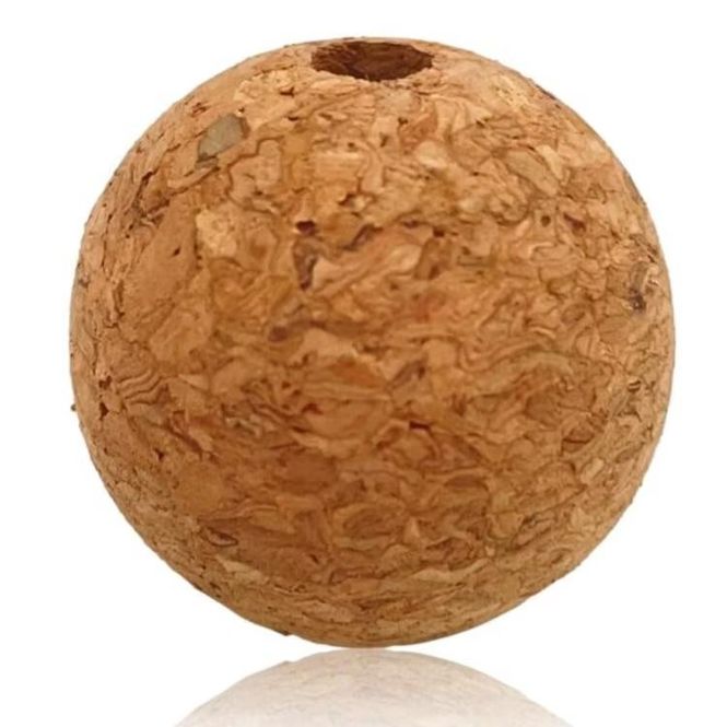 Hovedbilde stor kork kule 6 cm