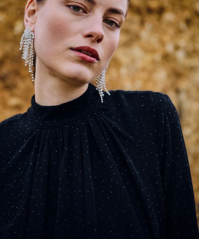 Starry maxi dress