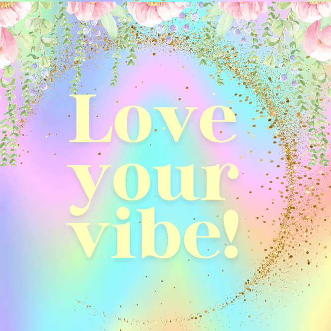 Hovedbilde Love your vibe kort med hull i