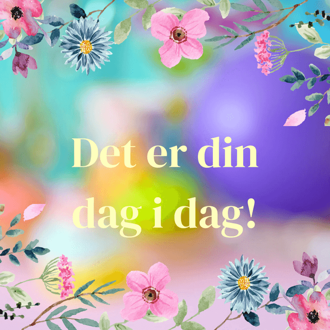 Hovedbilde Det er din dag stort kort