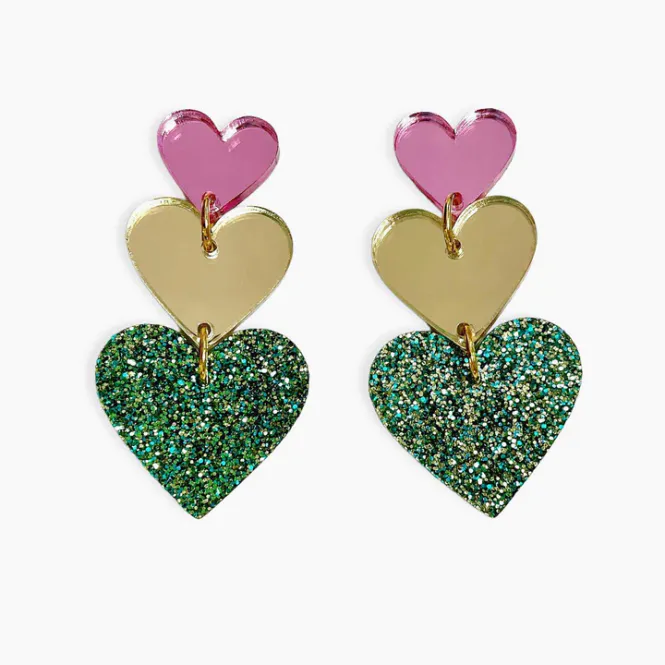 Hovedbilde Love is Love - pink/Gold/green glitter