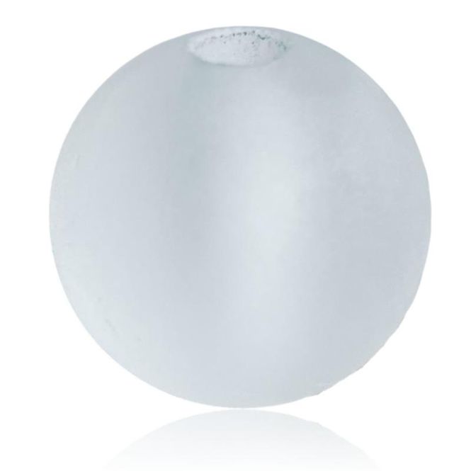 Hovedbilde frost hvit kule 3 cm
