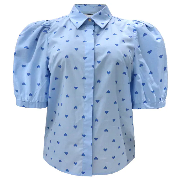 Hovedbilde Flora Blue heart shirt