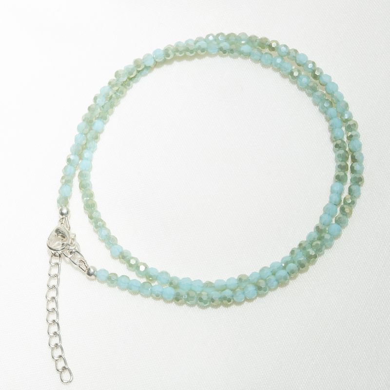Mint opal necklace 
