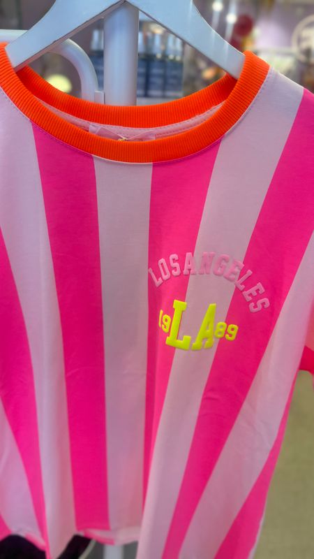 rose pink stripe shirt