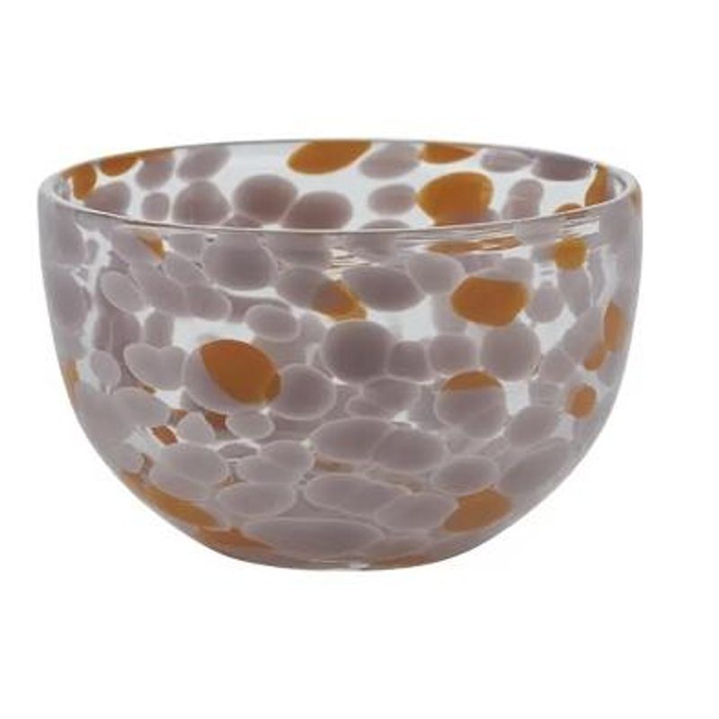 Dot bowl pink orange
