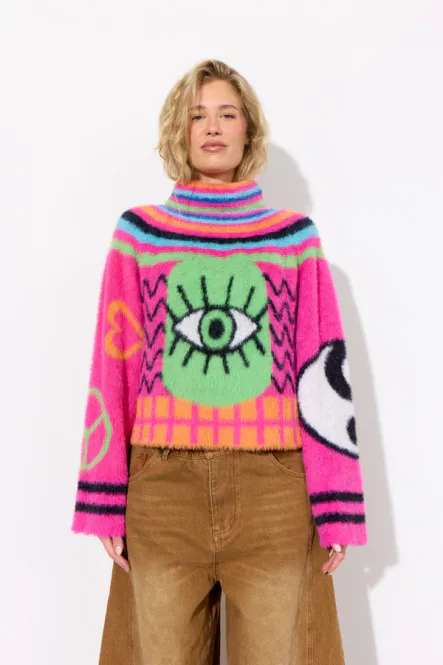 Hovedbilde Kitti Knit Bluse - Green Eye