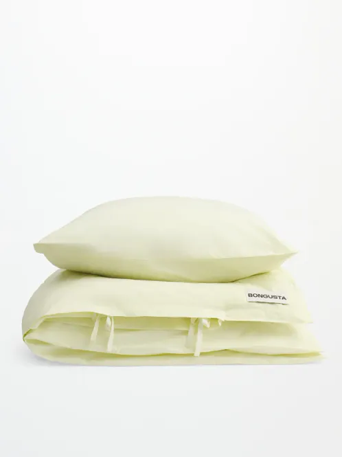 Hovedbilde  Percale Bed Linen Set, lemon  sorbet  140 x 220 ...