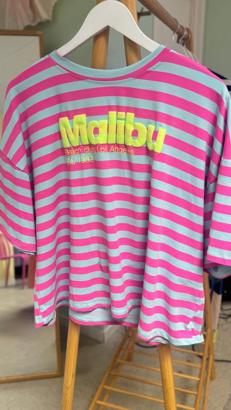 Malibu yellow lilac t shirt