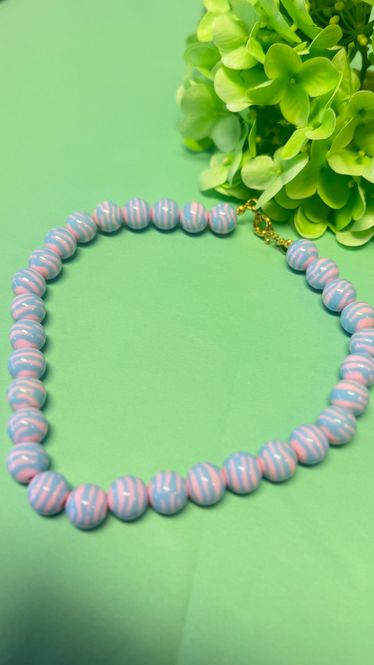 Hovedbilde The blue pink necklace 